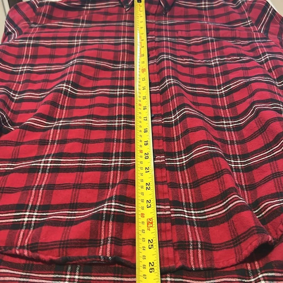 Lumberjack spartan plaid flannel men 100% cotton size large flannel button up - Picture 8 of 8